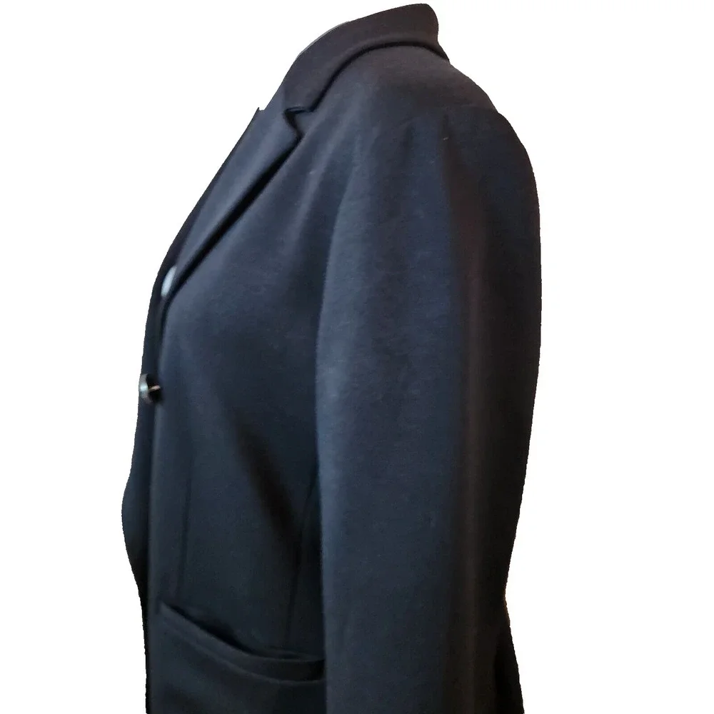 Graver Susan Graver Black Blazer Womens Sz 12 Large Double Breasted Work Jacket‎